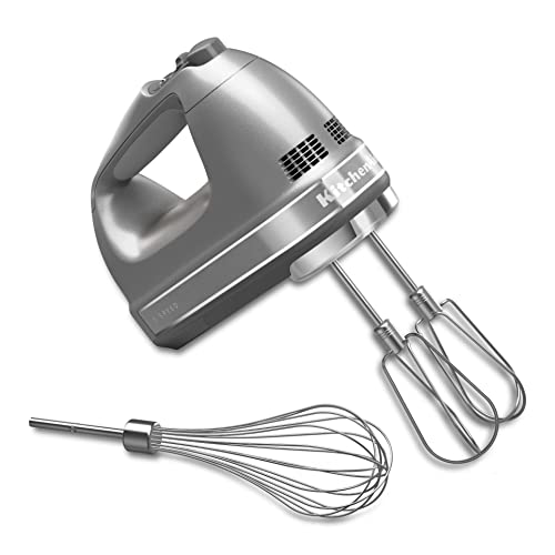 KitchenAid KHM7210 Batidora de mano digital de 7 velocidades con Turbo Beater II Accesorios