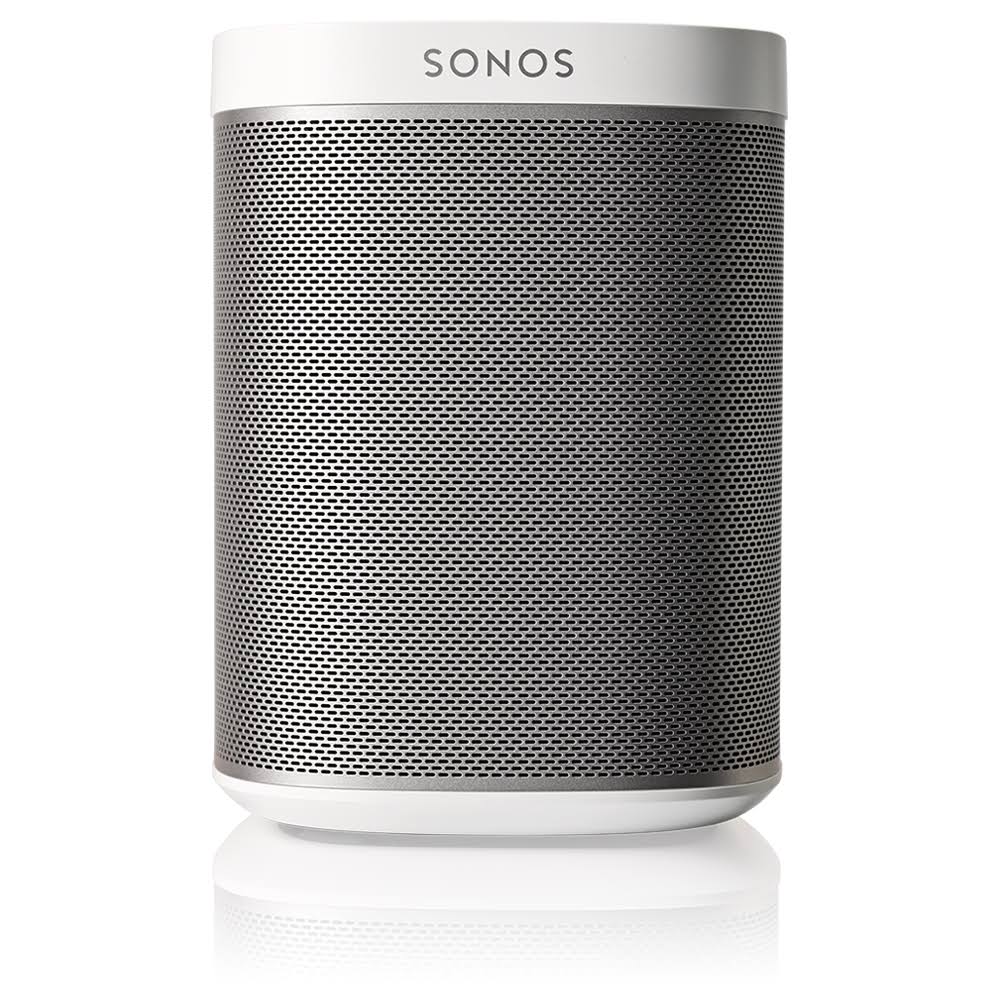 Sonos PLAY: 1 altavoz inteligente inalámbrico compacto para transmitir música (blanco)