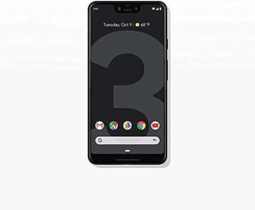 Google Teléfono celular Pixel 3 XL 3XL 64GB Desbloqueado de fábrica GSM/CDMA 4G LTE Smartphone - Solo negro