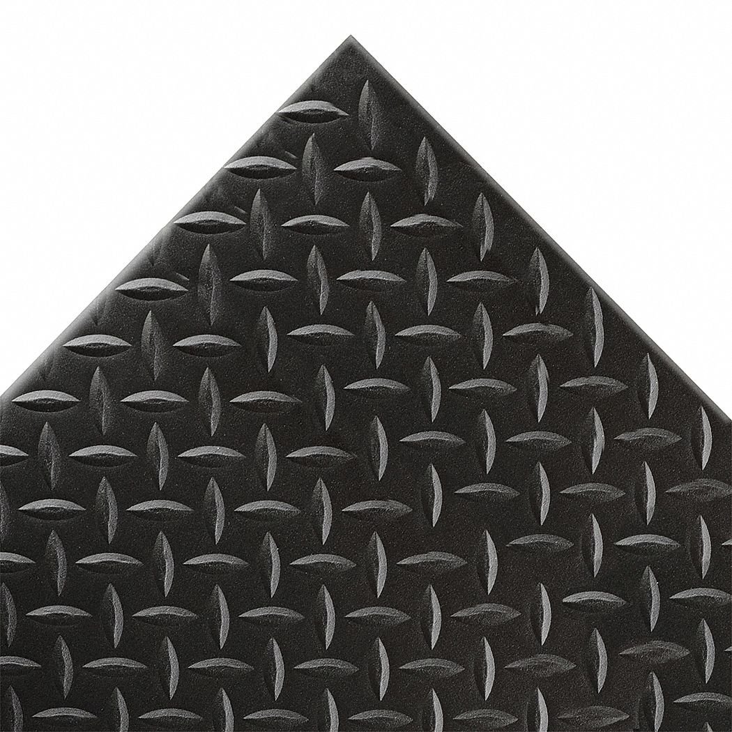 Notrax 419 Tapete de seguridad/antifatiga Diamond Sof-Tred con esponja de PVC Dyna-Shield para áreas secas