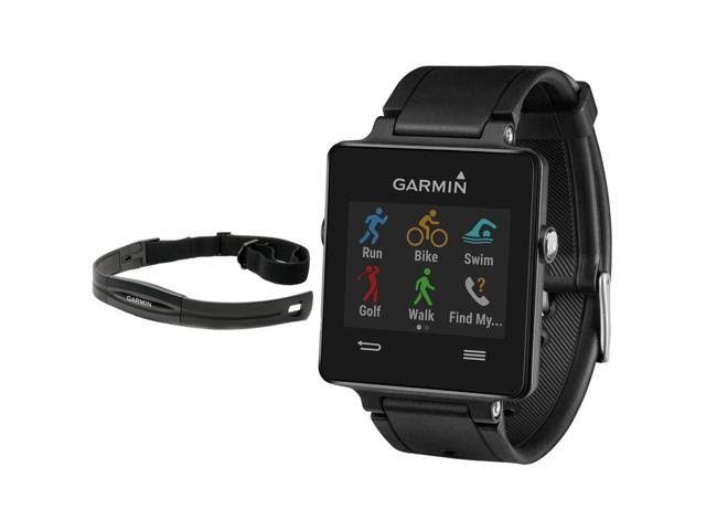 Garmin Vivoactive Fitness Smartwatch negro con GPS (010-01297-00) con monitor de frecuencia cardíaca