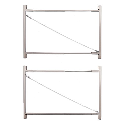 Adjust-A-Gate Kit de construcción de portón con estructura de acero (aperturas de 36 a 72 pulgadas de ancho y valla de hasta ...