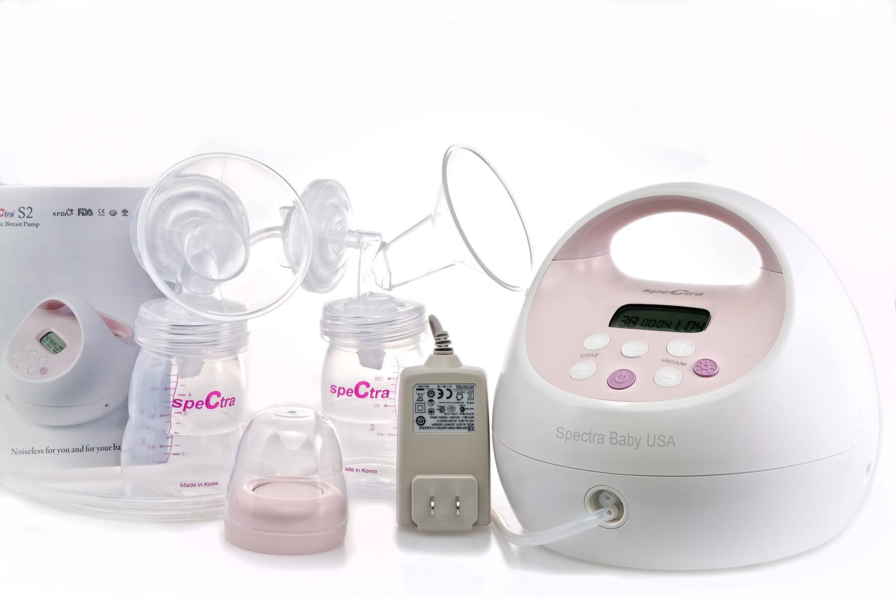Everready First Aid Spectra Baby USA - Extractor de leche eléctrico doble / individual de grado hospitalario S2