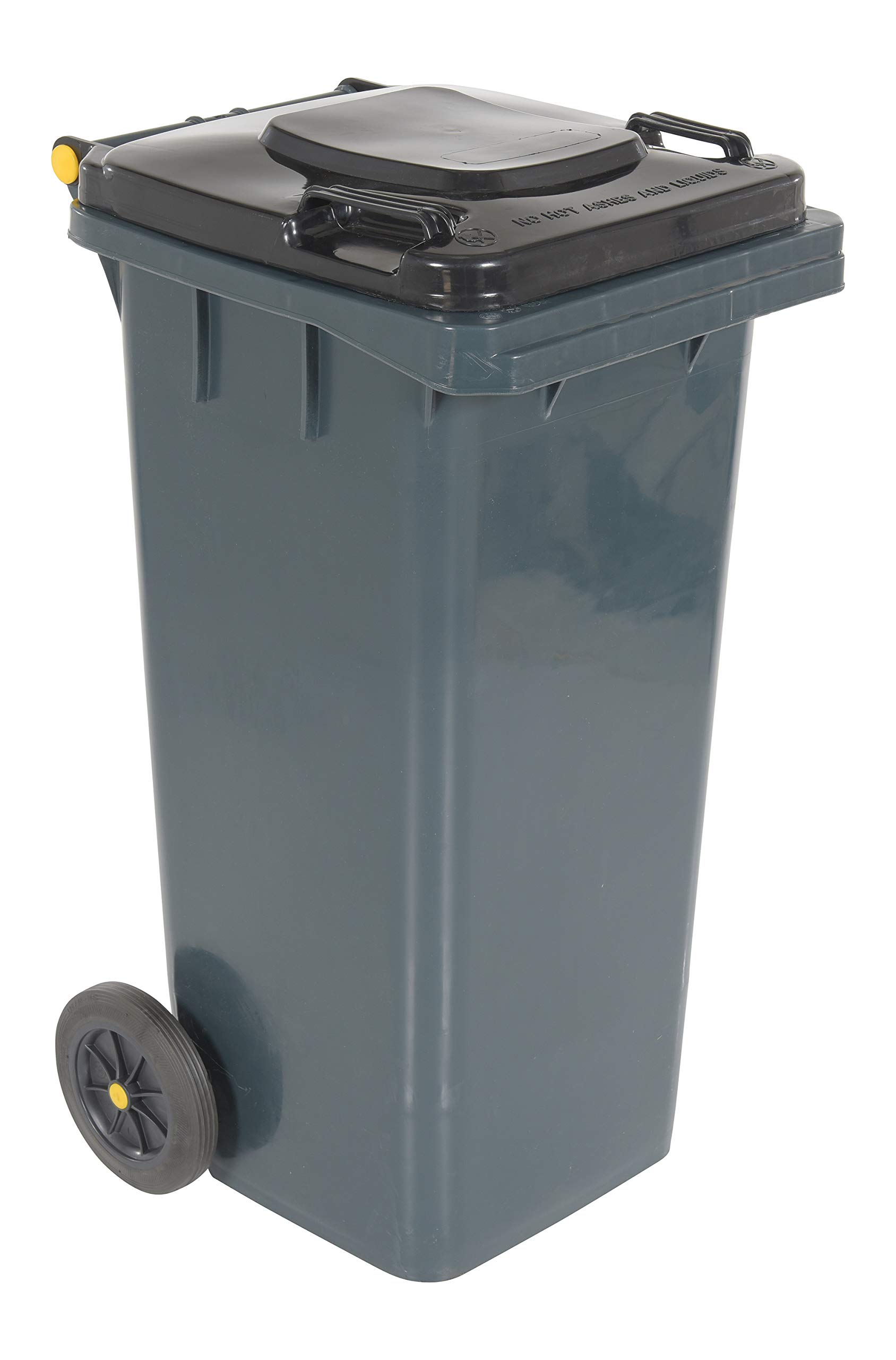 Vestil TH-32-GY Polyethylene 32-Gallon Trash Can, 22