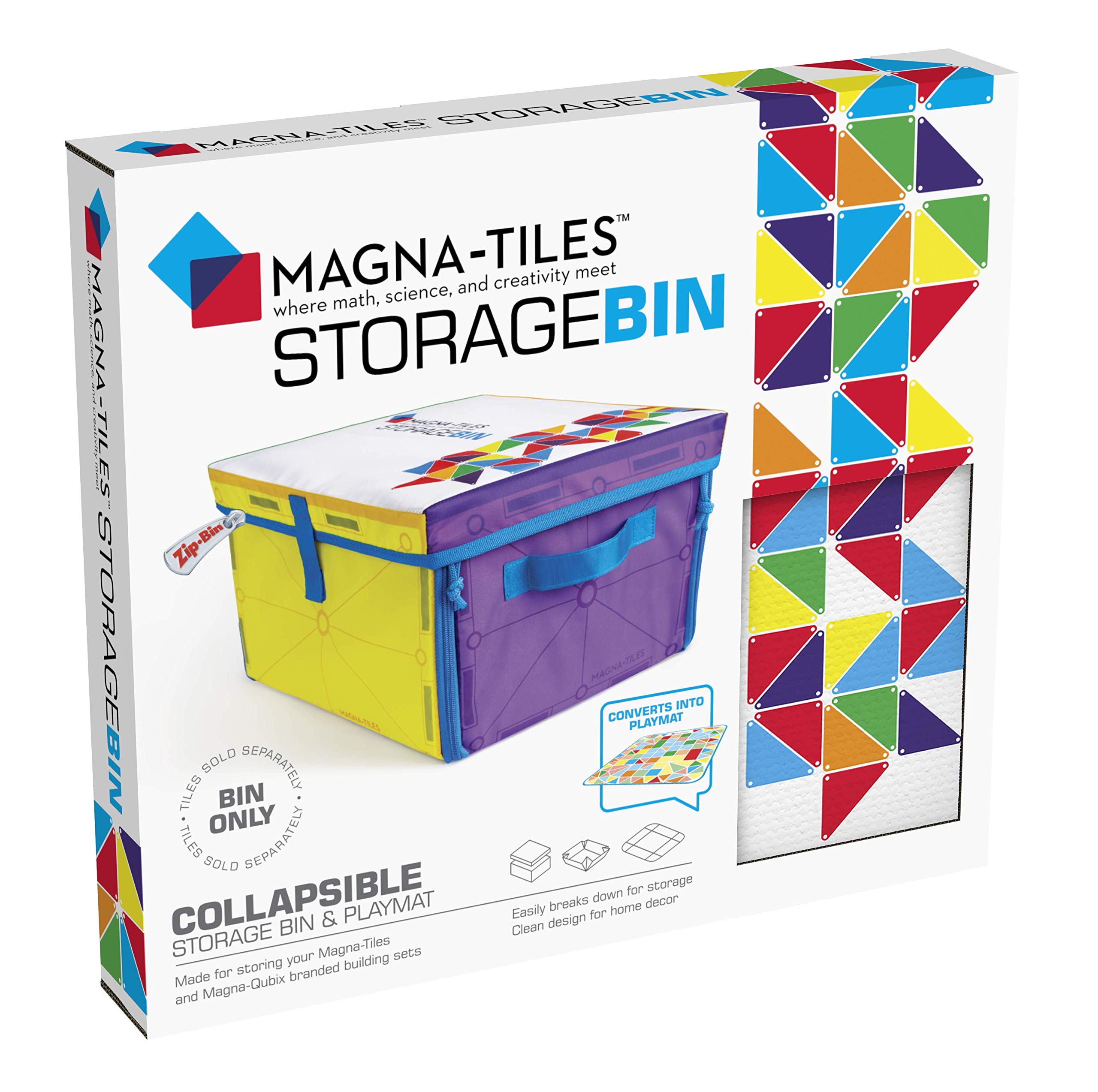 Magna Tiles Papelera de almacenamiento y juego interactivo-mayo