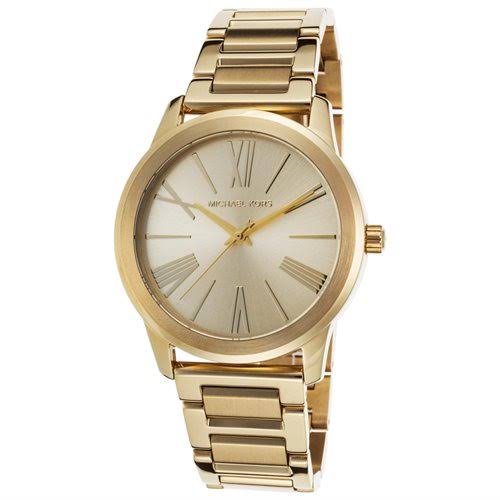Michael Kors Watches Reloj de mujer Michael Kors Hartman en tono dorado MK3490