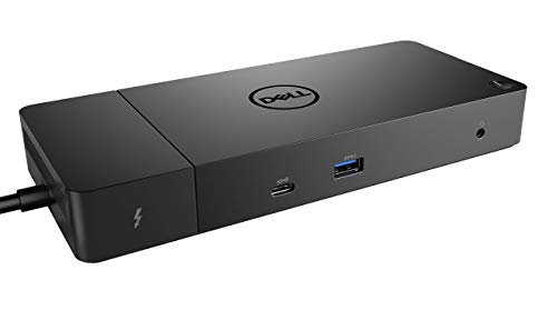 Dell Estación de acoplamiento Thunderbolt WD19TB con adaptador de alimentación de CA de 180 W (suministro de energía de 130 W) - (RENOVADO)