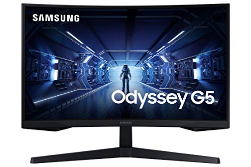 Samsung Monitor para juegos G5 Odyssey con pantalla cur...