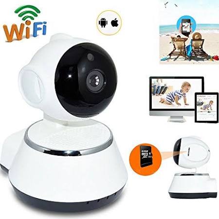 NA Ilámbrico 720P Pan Tilt Network Home CCTV Cámara IP IR Night Vision WiFi Webcam