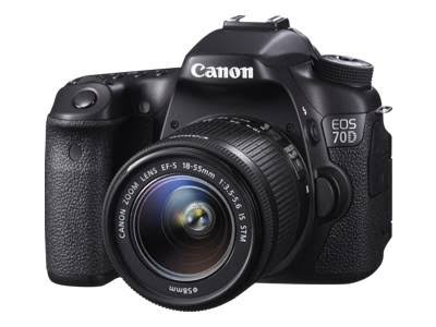 Canon Cámara SLR digital EOS 70D con lente STM de 18-55 mm