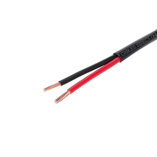 Cables Direct Online Altavoz profesional con clasificación de protección UV para exteriores Cable de audio 16AWG Entierro directo 16/2 Bobina a granel