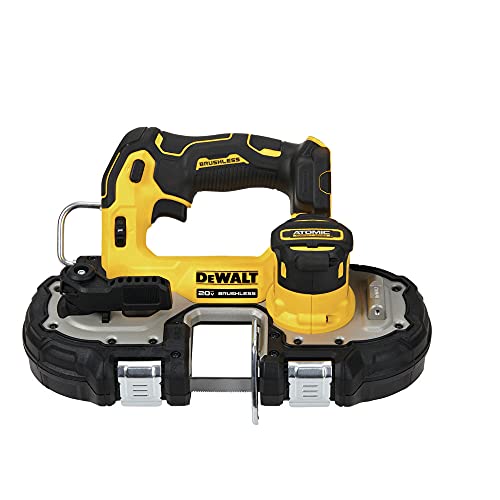 DEWALT DCS377B 20 V MAX ATOMIC Litio-Ion sin escobillas 1-3/4 pulg. Sierra de cinta compacta inalámbrica (solo herramienta)