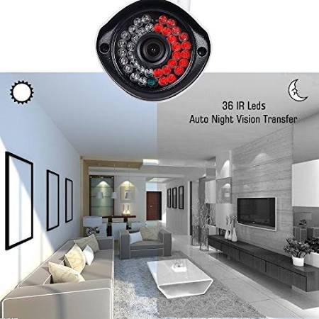  CANAVIS HD 1280Ã—720 Res CCTV Inalámbrico Wifi 1MP Sistema de cámara de red de seguridad Compatible con Android IP66 Resistente a la intemperie Cámara de grabación de vigilancia 960P NVR para...