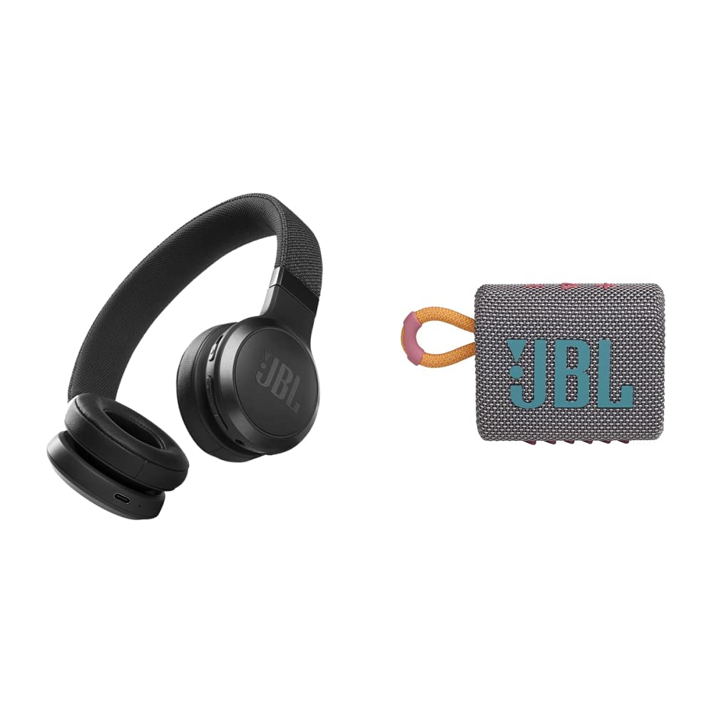 JBL Live 460NC - Audífonos supraaurales inalámbricos con cancelación de ruido con batería de larga duración y control de asistente de voz
