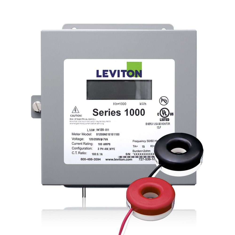 Leviton 1K240-1SW Serie 1000 120/240V 100A 1P3W Kit int...