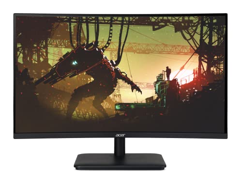 Acer ED270R Sbiipx 27' 1500R Monitor curvo de marco cero Full HD (1920 x 1080) para juegos con tecnología AMD FreeSync | 165 Hz | 5ms (G a G) | Puerto de pantalla y 2 puertos HDMI 1.4