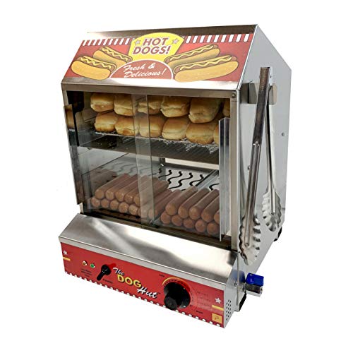 Paragon 8020 Hot Dog Hut Steamer Merchandiser para concesionarios profesionales que requieren calidad comercial y construcción