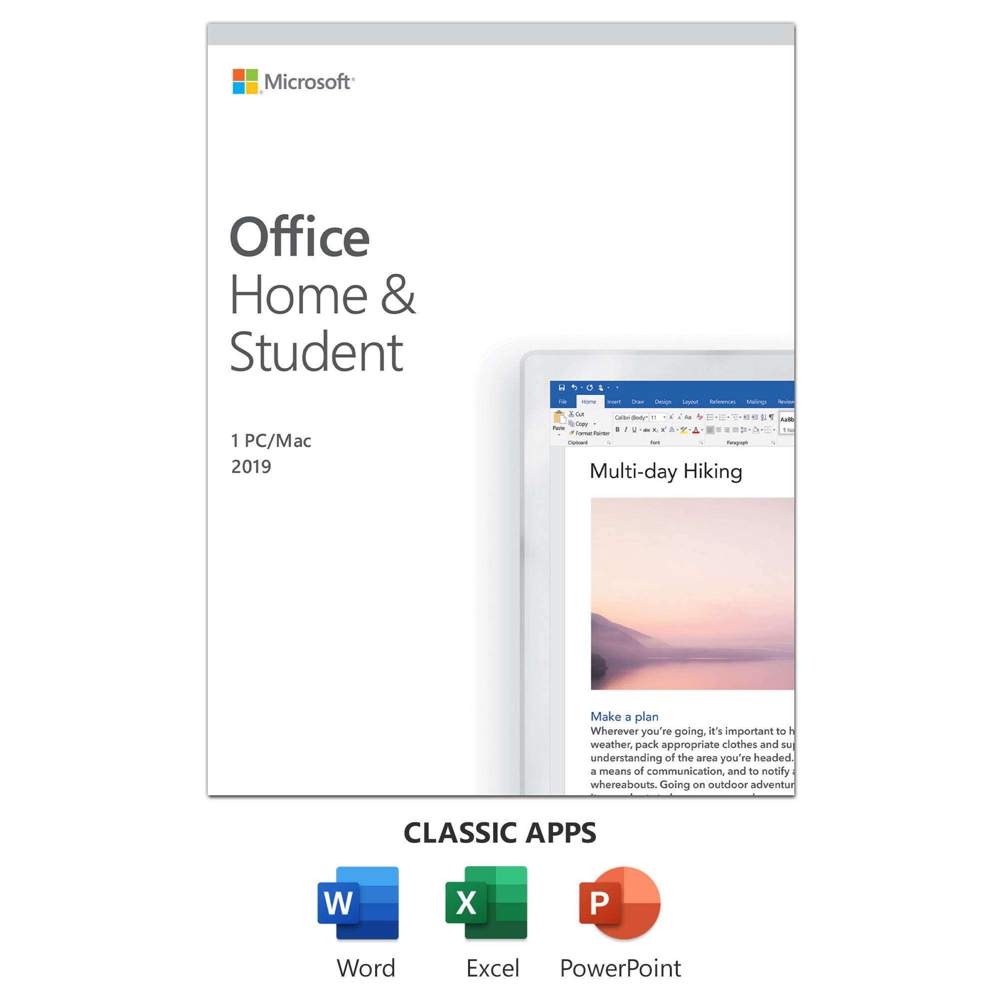 Microsoft Office 2019 Hogar y Estudiantes - Box Pack - ...