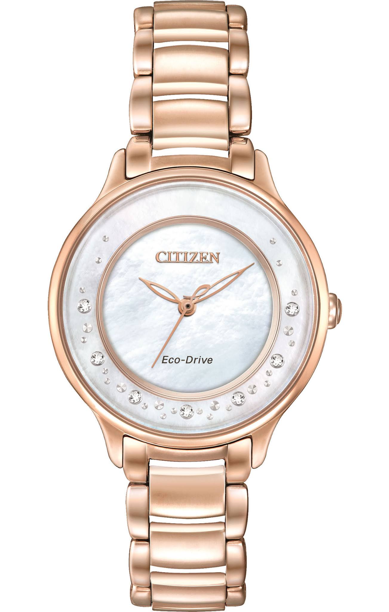 Citizen Watch Company Citizen Eco-Drive EM0382-86D Circle of Time Reloj de oro rosa para mujer