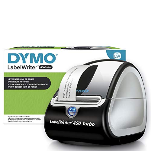 DYMO DYM1752265 - Impresora térmica directa LabelWriter 450 Turbo - Monocromática - Impresión de etiquetas