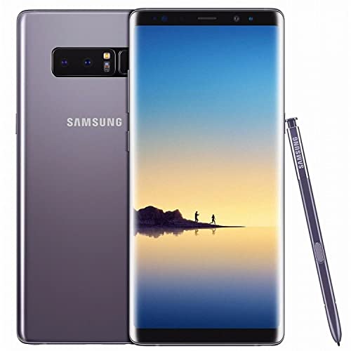 Samsung Galaxy Note 8 N950U 64GB desbloqueado GSM 4G LTE Android Smartphone con cámara dual de 12 megapíxeles (renovado) (gris orquídea)
