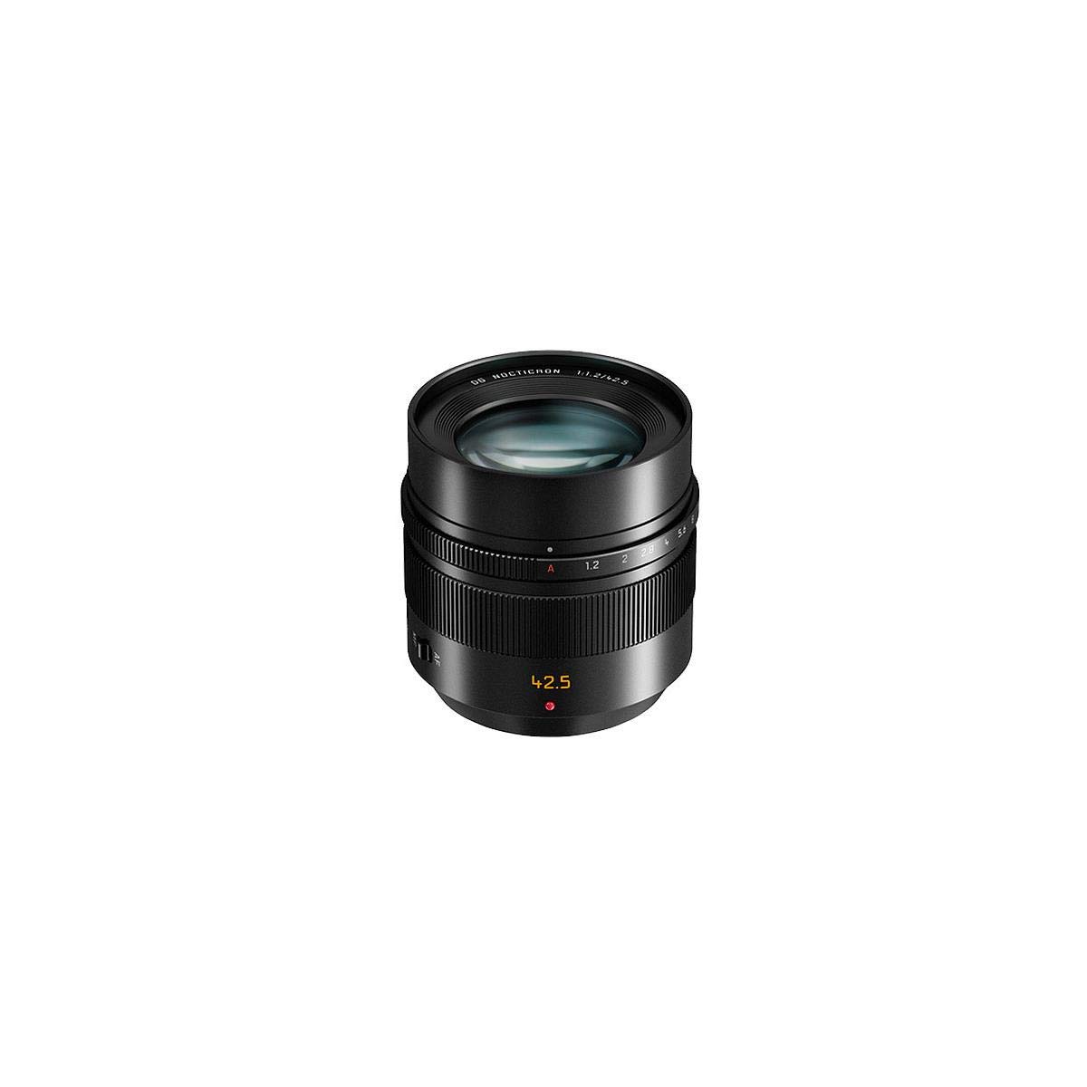 Panasonic LUMIX G LEICA DG NOCTICRON LENS, 42.5MM, F1.2 ASPH., PROFESSIONAL MIRRORLESS MICRO FOUR THIRDS, POWER OPTICAL I.S., H-NS043 (USA BLACK)