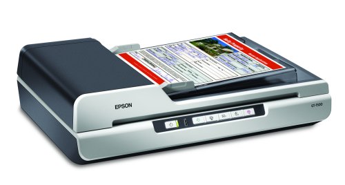 Epson Escáner alimentado por hojas de imagen de documento WorkForce GT-1500 con alimentador automático de documentos (ADF) (B11B190011)