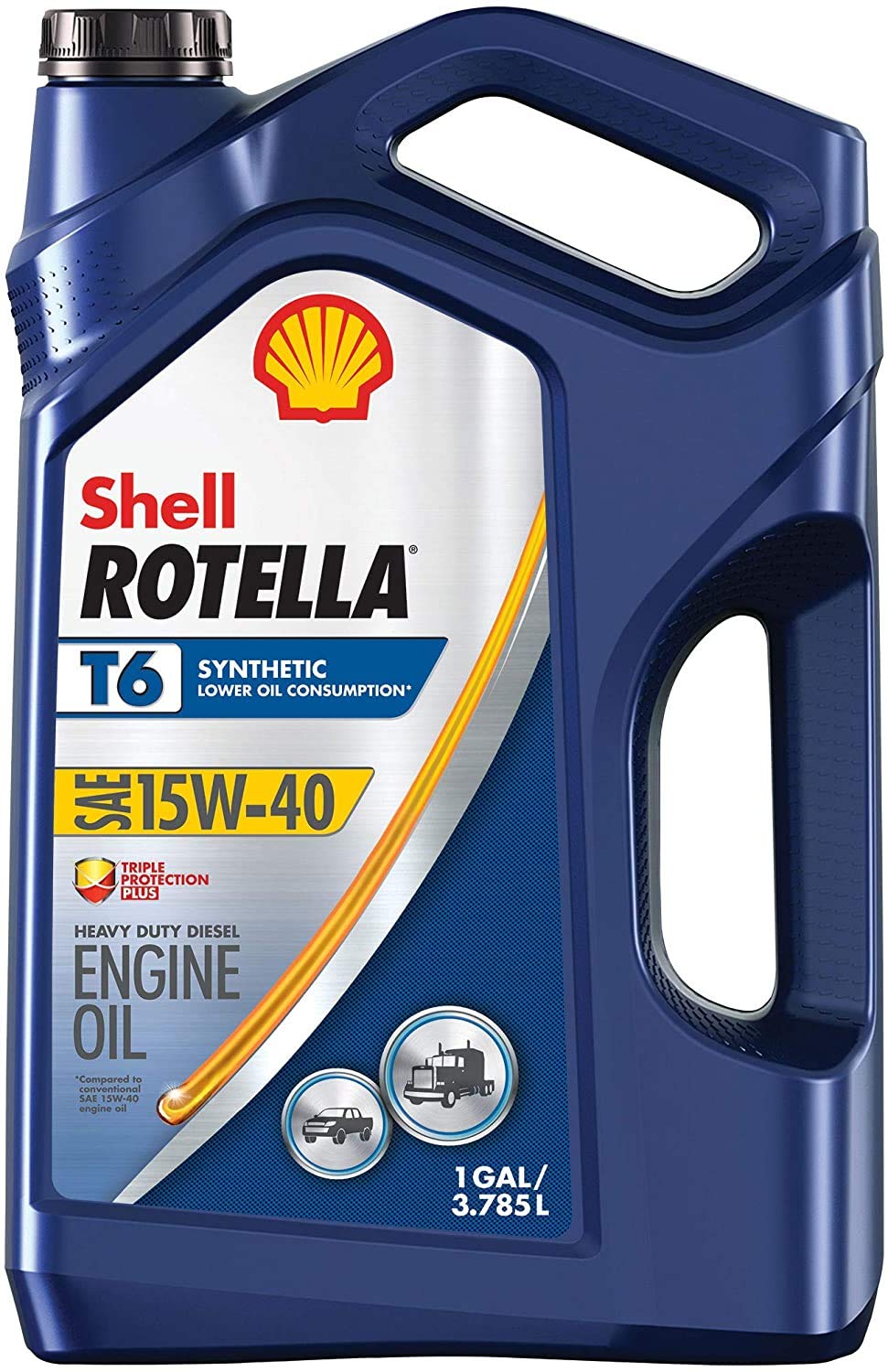 Shell Rotella Aceite de motor diésel completamente sintético T6