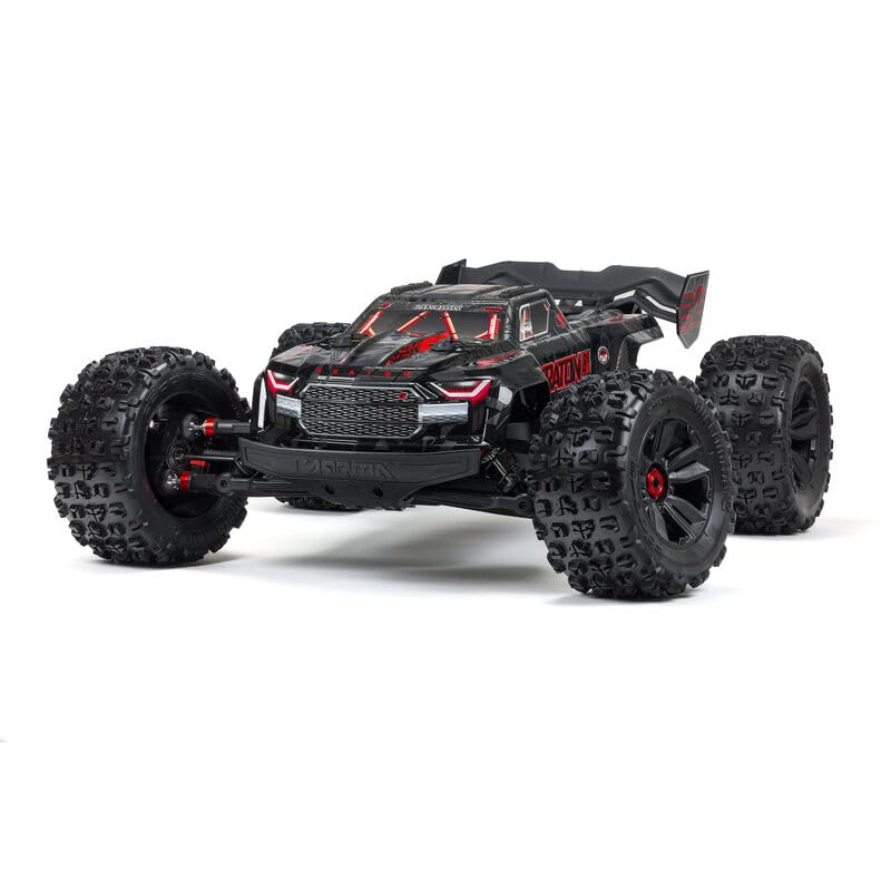 ARRMA RC Truck KRATON 4X4 8S BLX 1/5 Speed Monster Truck Black, RTR (Transmitter and Receiver Included, Batteries and Charger Not Included), ARA5808V2T1