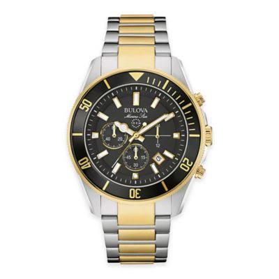 Bulova 98B249 Marine Star Reloj analógico cronógrafo de acero inoxidable en dos tonos