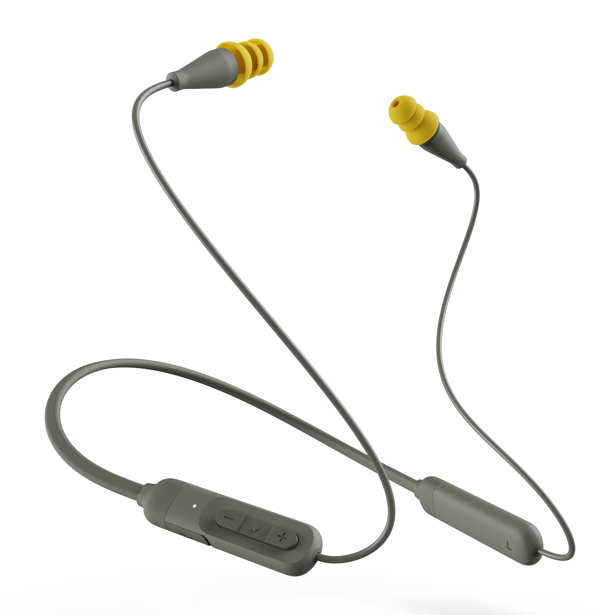 Elgin Ruckus Discord Auriculares Bluetooth para tapones para los oídos | Audífonos intrauditivos inalámbricos con reducción de ruido que cumplen con OSHA : Audífonos con tapones aislantes