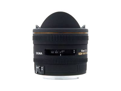 SIGMA Lente ojo de pez 10mm f / 2.8 EX DC HSM para cámaras SLR digitales Canon (MODELO ANTIGUO)