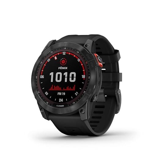 Garmin Fenix 7X Solar Multisport GPS Watch, Slate Grey ...