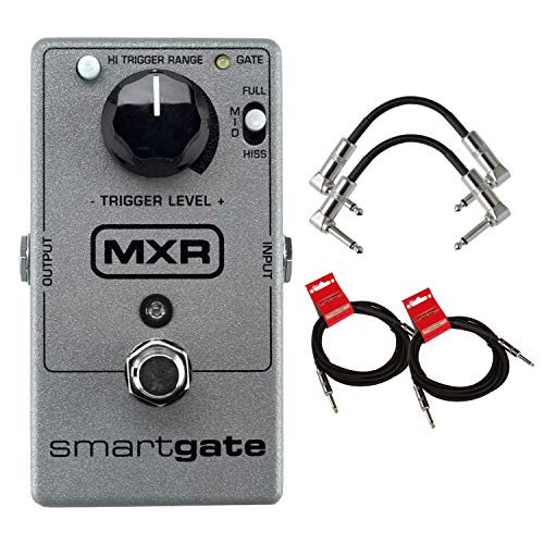 MXR ¡M-135 Smart Gate Noise Gate Pedal con 4 cables gratis!