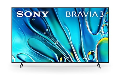 Sony 75 Inch 4K Ultra HD TV BRAVIA 3 LED Smart Google TV with Dolby Vision HDR and Exclusive Features for Playstation®5 (K-75S30), 2024 Model