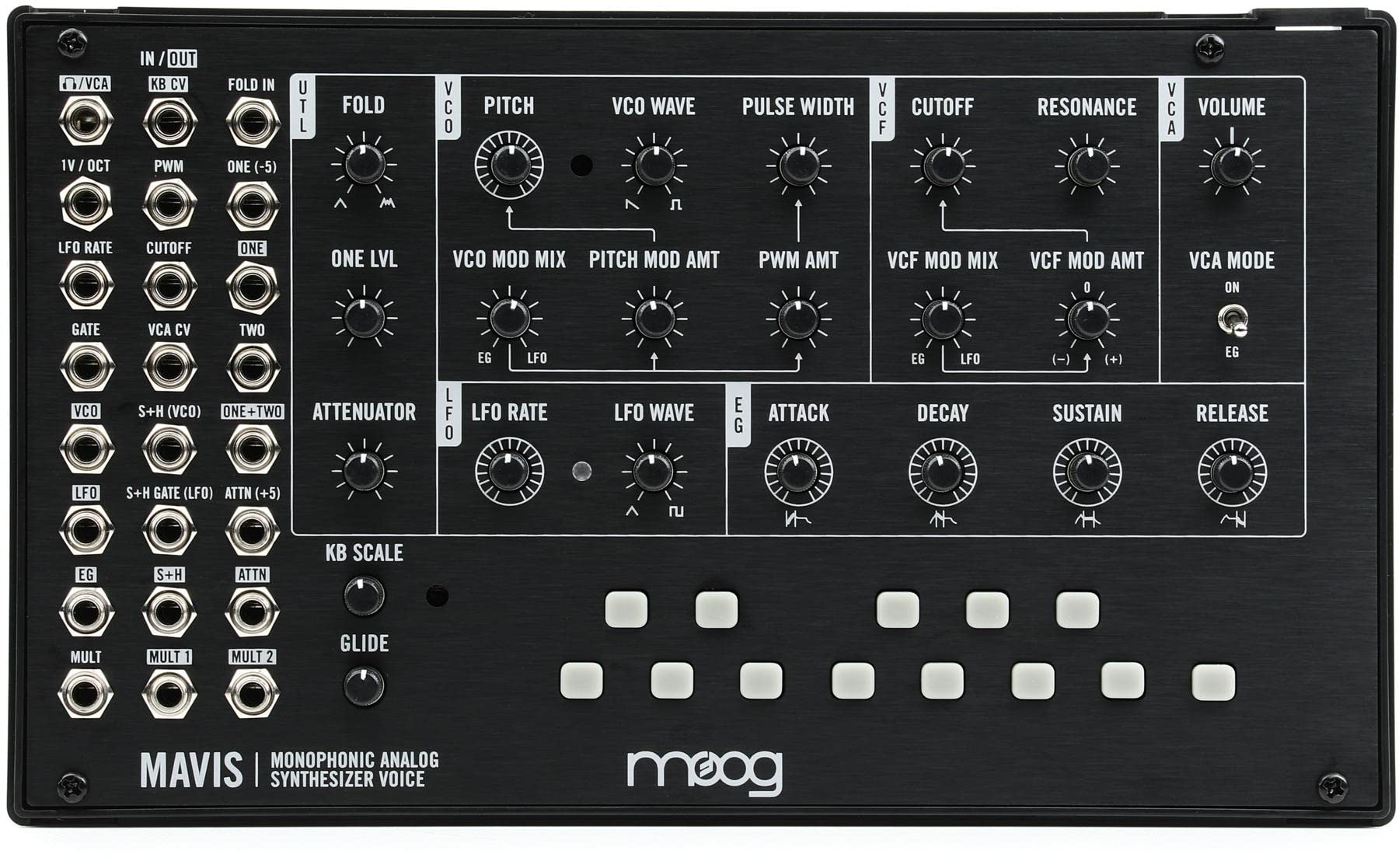 Moog Kit de sintetizador analógico semimodular Mavis y ...