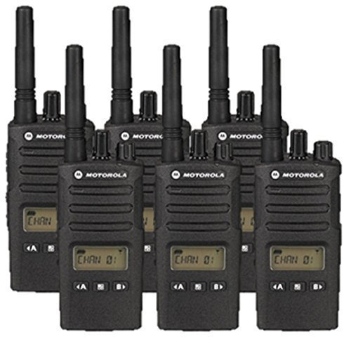 Motorola Paquete de 6 walkie talkies de radio bidireccionales RMU2080D