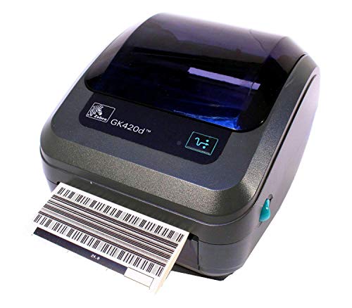 ZebraNet Zebra GK420d GK42-202510-000 Impresora de etiquetas de código de barras térmica directa Paralelo USB 203 dpi