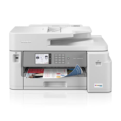 Brother MFC-J5855DW INKvestment Tank Color Inkjet All-in-One Printer con hasta 1 año de tinta en la caja1 y hasta 11 x 17 capacidades de impresión