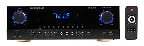 Rockville SINGMIX 5 2000w Bluetooth DJ/Pro/Karaoke/Home Amplificador Mezclador Receptor