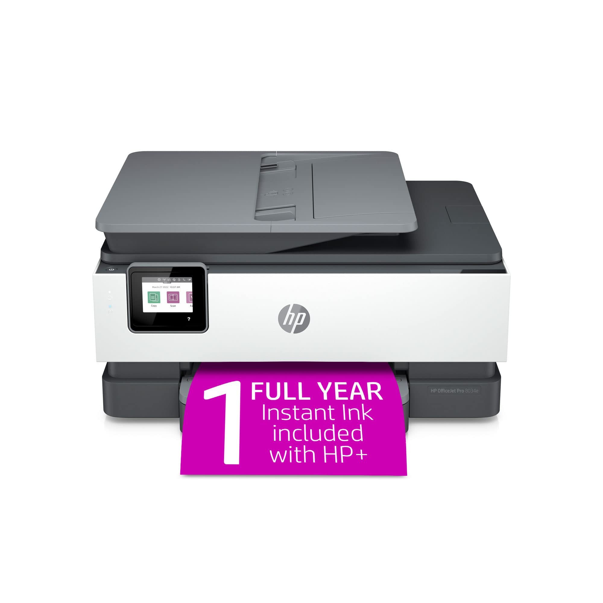 HP Impresora multifunción en color inalámbrica OfficeJe...