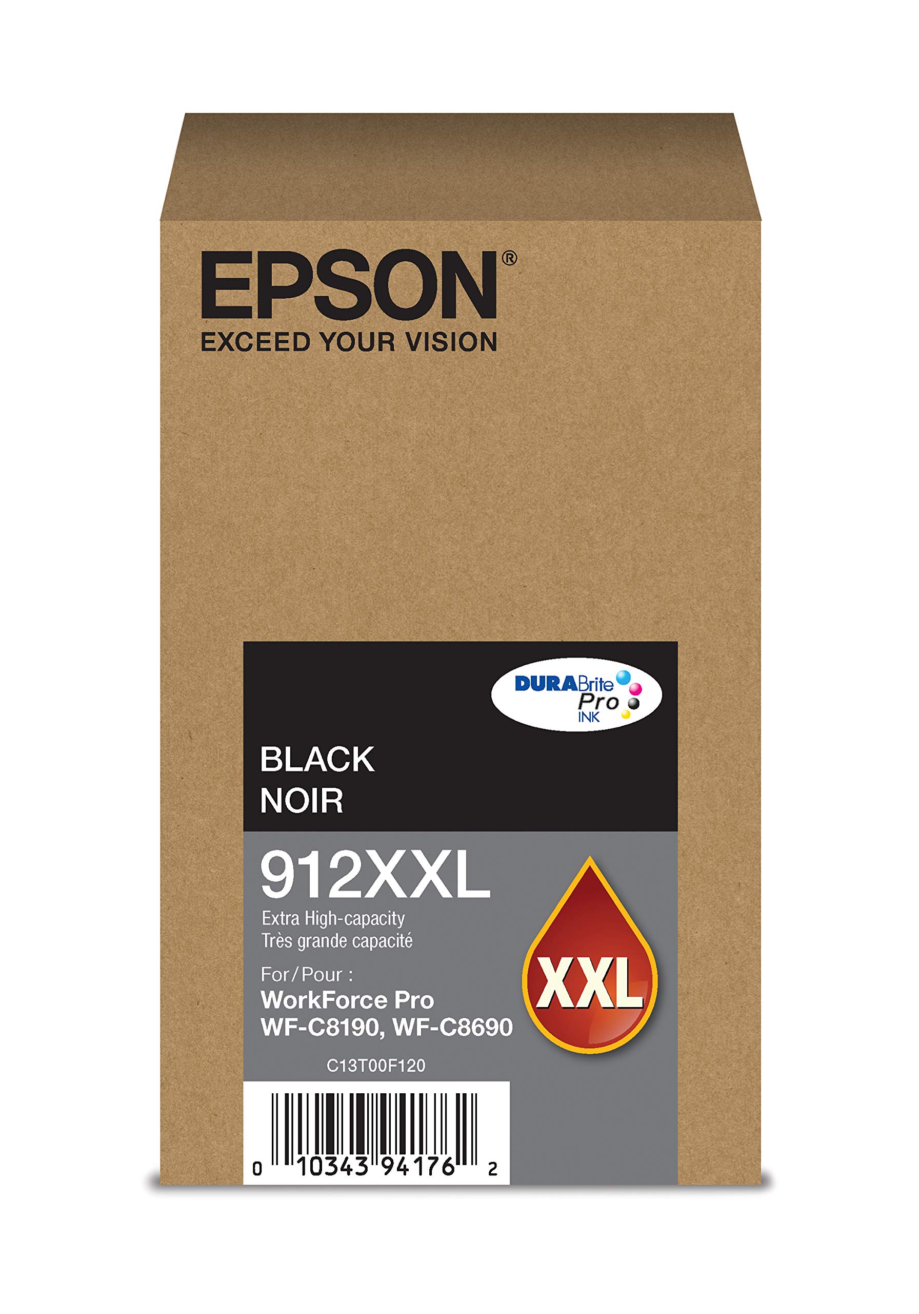 Epson DURABrite Pro T912XXL120 -Cartucho de tinta - Negro de capacidad extra alta
