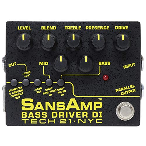 tech21 Pedal de efectos DI SansAmp Bass Driver