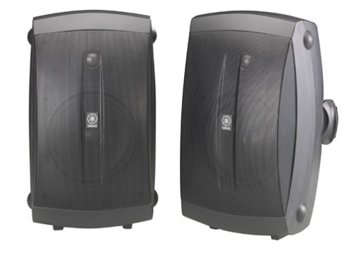 Yamaha Audio NS-AW350B Altavoces de 2 vías para interior/exterior para todo tipo de clima - Negro (par)