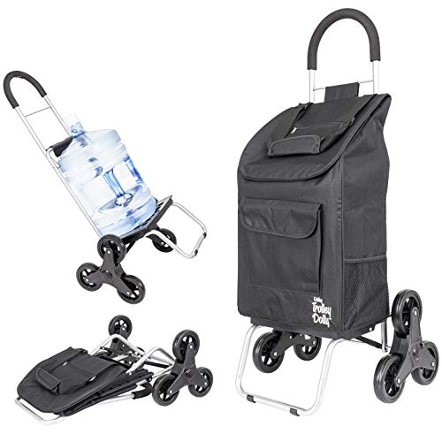 dbest products Sube escaleras Trolley Dolly Carros de almacenamiento