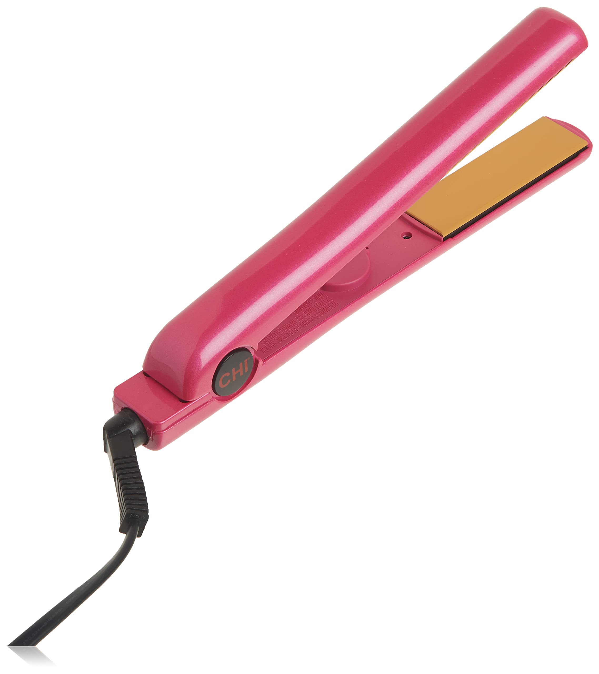CHI Plancha para alisar el cabello con cerámica turmalina | Placas de 1' | rosa puro | Plancha de pelo profesional modelo de salón