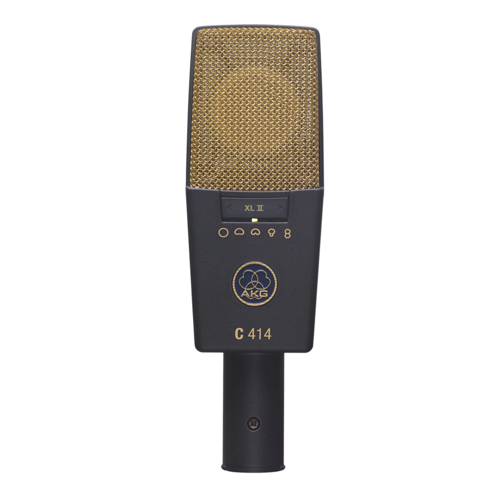 AKG Pro Audio C414 XLII Vocal Condenser Microphone, Multipattern, Black