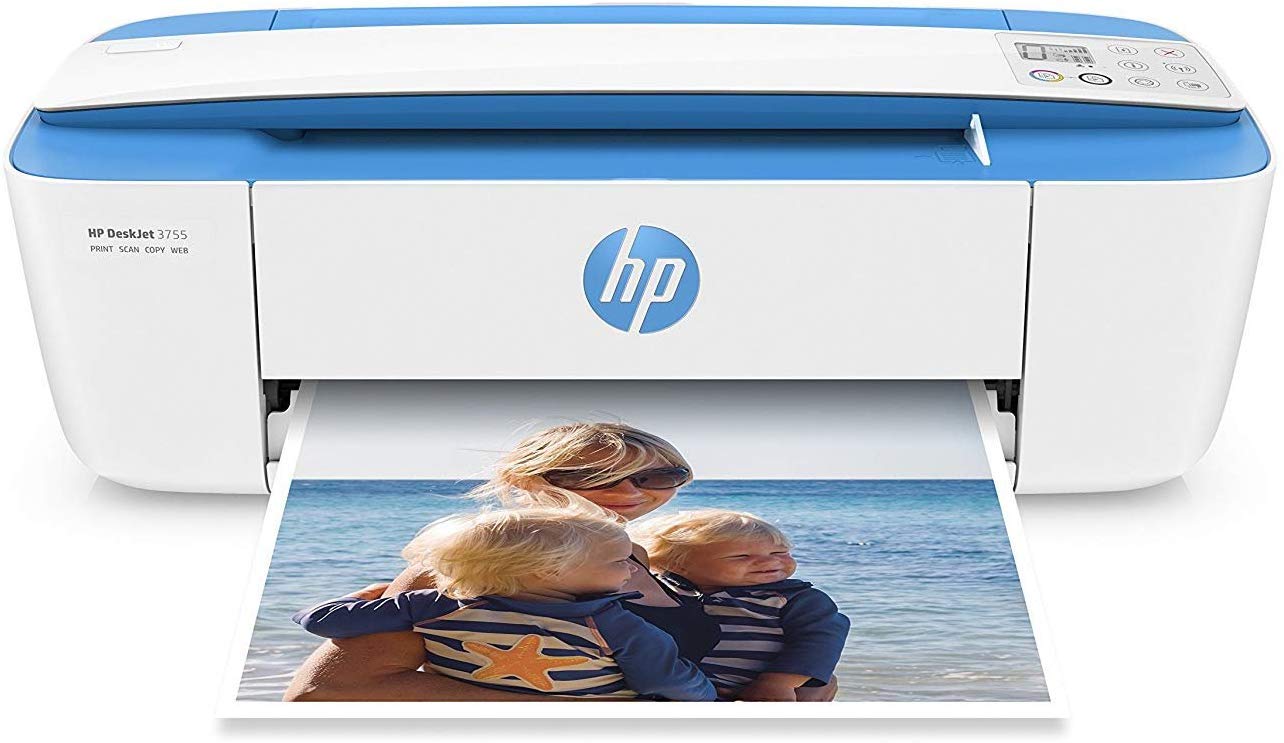 HP Impresora inalámbrica compacta todo en uno DeskJet 3755