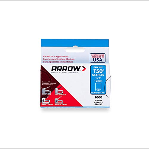 Arrow Fastener Arrow Monel Genuine T50 Grapas inoxidables