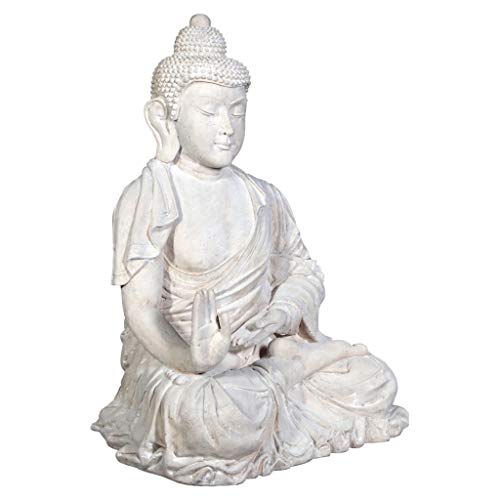 Design Toscano Buda meditativo de la estatua del jardín del gran templo